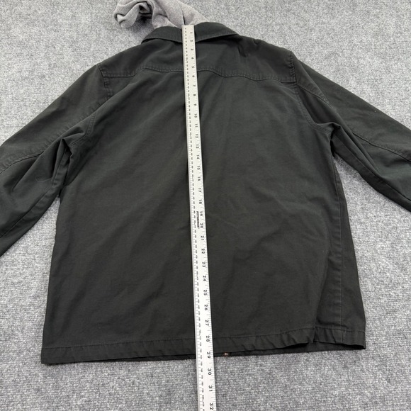 Volcom Mens Black Zip Up Hooded Jacket Workwear Utility Style Size XL - Picture 8 of 8